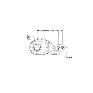 Haldex SLACK ADJUSTER 677120 