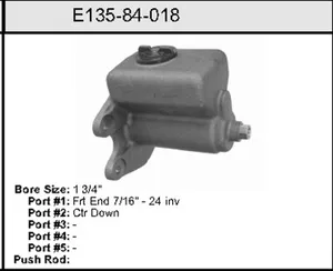 Bendix MASTER CYLINDER 458712 