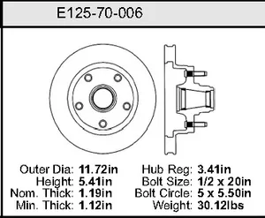 Bendix ROTOR 441164 
