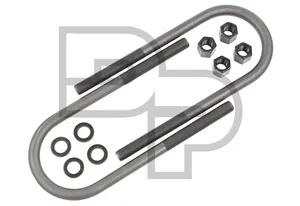 Dayton Two U-Bolts w/Washers & Nuts 229932 