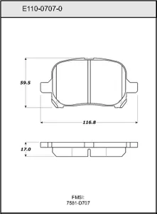 Bendix DISC PAD 453758 