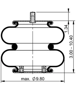 Automann Air Spring Doub 353714 