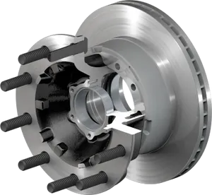 Conmet Iron Conventional Hub/Rotor FF Front Hub 471280 