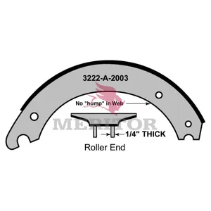 Meritor Reman Shoe 800712 