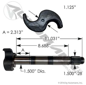 Automann 1.5 28 Spline Left Hand Camshaft 269398 