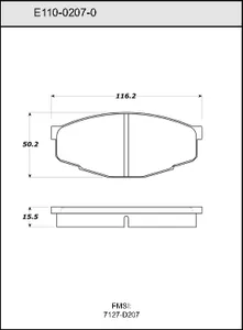 Bendix DISC PAD 456836 