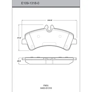 Bendix DISC PAD 455780 