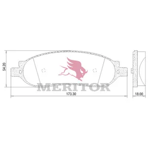 Meritor Stopmate Disc 783008 