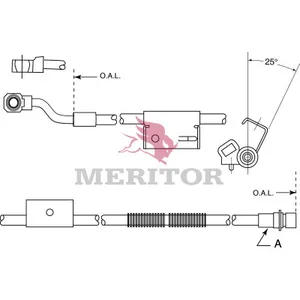 Meritor HYDRAULIC HOSE 785524 
