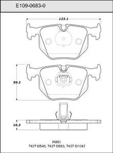 Bendix DISC PAD 446398 