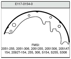 Bendix BRAKE SHOE 456974 