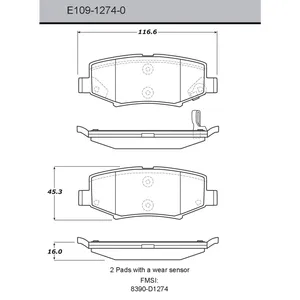 Bendix DISC PAD 454866 
