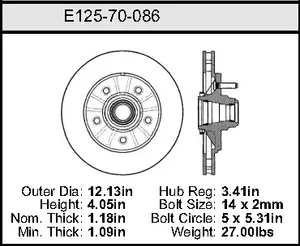 Bendix ROTOR 441220 