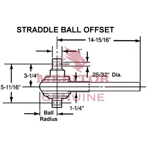 Meritor Ay Tor Rod End 746000 