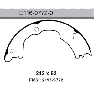Bendix BRAKE SHOE 453720 