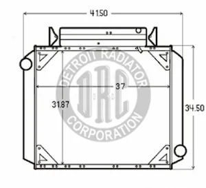 Detroit Radiator Freightliner 920878 