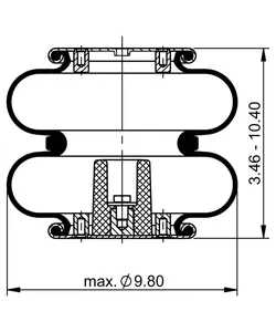 Automann Air Spring Doub 339634 