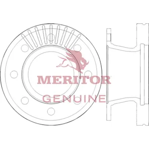 Meritor Rotor 8 Hole 1009552 
