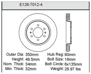 Bendix BRAKE SHOE 451460 