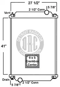 Detroit Radiator Freightliner 916172 