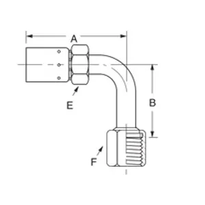 Eaton Hose End (perm) 1146781 