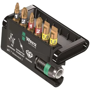 Wera 7PC BITS AND BI 1360778 