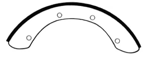Haldex BRAKE SHOE 673844 