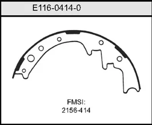 Bendix BRAKE SHOE 478052 