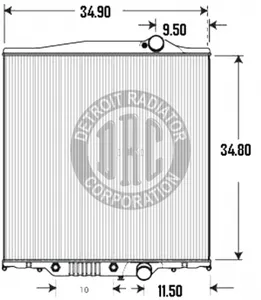 Detroit Radiator Volvo 1153768 