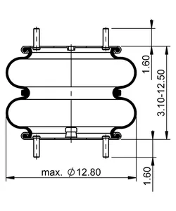 Automann Air Spring Doub 358006 