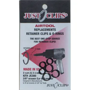 Just Clips 12PACK 3/8 ANVI 1245028 