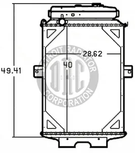 Detroit Radiator Kenworth 925312 