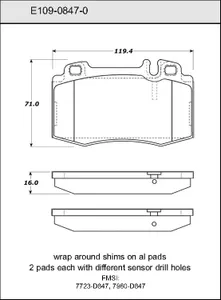 Bendix DISC PAD 454576 