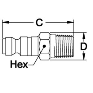 Eaton Cplng, air, Plu 883106 