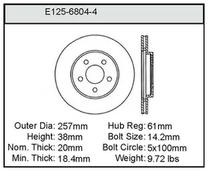 Bendix ROTOR 444660 