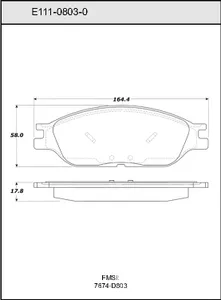 Bendix DISC PAD 441196 