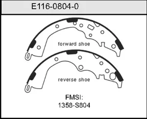 Bendix BRAKE SHOE 446810 