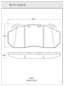 Bendix DISC PAD 443090 