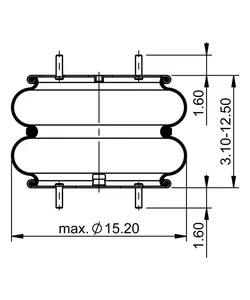 Automann Air Spring Doub 354782 