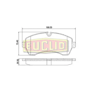 Meritor DISC PAD SET 756122 