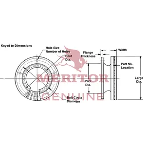 Meritor Rotor 1045764 