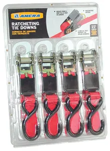 Ancra Ratcheting Tie Downs - 4 Pk 244994 