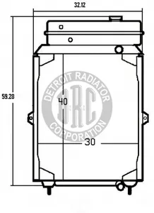 Detroit Radiator Kenworth 1151998 