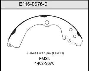 Bendix BRAKE SHOE 454698 