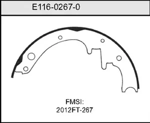 Bendix BRAKE SHOE 441010 