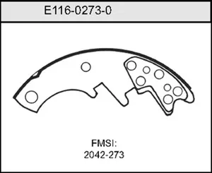 Bendix BRAKE SHOE 443118 