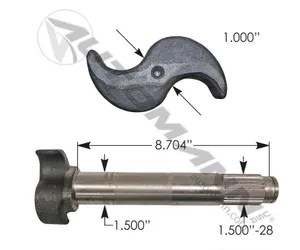 Automann Air Brake Camshaft Left Hand 386202 