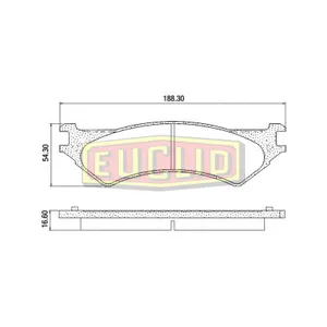Meritor DISC PAD SET 755230 