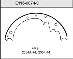 Bendix BRAKE SHOE 448920 