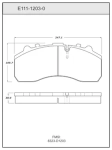 Bendix DISC PAD 445038 